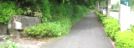 北側車道沿い歩道の除草。空弁当箱と空き缶多い事ここは営業車輌の休息所?06.07.25.