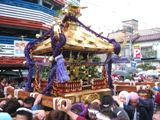 何も飾らない何も付けない素朴な大神輿。07.06.10.
