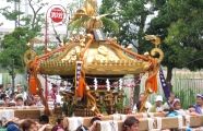 羽田神社幻の大神輿が復活渡御。07.07.29.