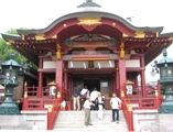 羽田神社の社殿。07.07.29.