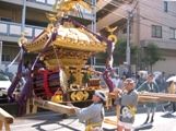 惣町大神輿貫禄十分です。試打ち。07.08.12.