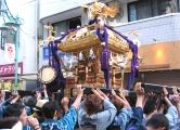 撥と横笛は戸越拍子を奏でつずける。07.09.09.