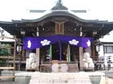 町田天満宮の昭和42年再建の新社殿。06.09.24.