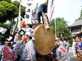 御霊宮御太鼓の試打ちが続く。07.05.05.