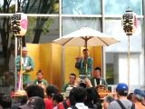 祭囃子で例大祭を盛り上げる府中囃子連。07.05.05.