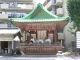 雅楽殿で祭囃子奉納。07.08.19.