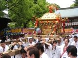 渡御に出る今出川口神輿。07.05.18.