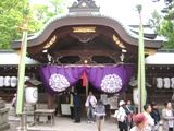御霊神社の拝殿。07.05.18.