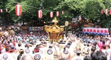 初夏の祭りにぴったりの印半纏。07.05.27.