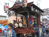 五部会自治会の山車。07.07.29.