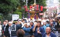千代田町会神輿の出立つです。07.09.02.
