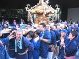 地元の神輿だと双龍会のメンバー気合十分。07.09.09.