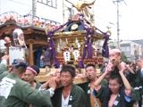 石橋自治会の神輿。07.07.29.