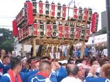 弓張提灯のため神輿もみは出来ません。07.07.29.