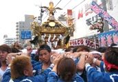 四谷自治会神輿。07.07.29.