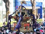 神輿では非常に珍しい神明造りの鯱睦。07.02.11.