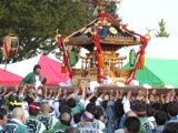 混成同好会の担ぎ手も息の合った差し上げ。06.11.05.