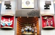 三社祭神輿と白鷺と金龍が舞う。06.05.21.
