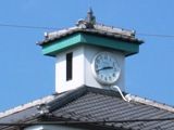 松月庵の大正時代の古風な時計塔。05.08.29.