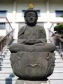 曹源寺の坐像地蔵。06.02.22.