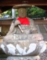 龍生寺この均整取れた安定感の坐像地蔵。06.02.12.