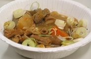 根菜類もたっぷりのもつ煮込み。09.11.28.