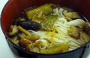 締め温そうめん。10.02.27.