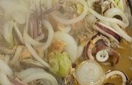 鮭と真いかチャンチャン焼き。'10.05.29.