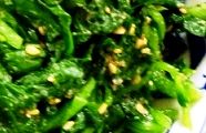 自然の恵みクレソンのおひたし。'12.03.03.