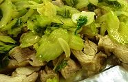 チンで柔らか若鶏もも肉。'13.03.02.