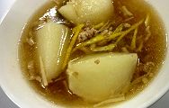 蕪のそぼろ煮。'15.01.10.
