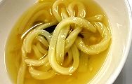 締めの讃岐うどん。15.01.10.