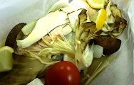 鮭のクッキングシートで蒸し焼き。'15.11.14.