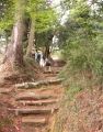急坂もある一般的な登山道。08.04.12.