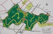 都立小山内裏公園案内図。09.04.07.