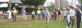 四クラブ合同のグランドゴルフ大会。07.10.10.