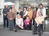 車椅子の試乗会兼ねた昼食会。07.03.28.
