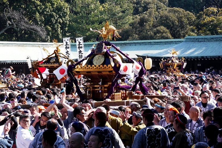 鳳和会神輿。'15.02.11.