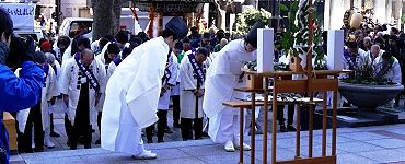 神輿パレード巡行の式典。'15.02.11.