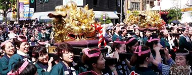 獅子頭神輿。'15.05.10.