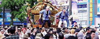 江戸神社奉賛会(旧神田市場神輿)。'15.05.10.