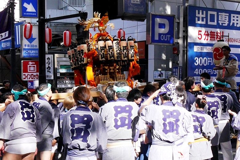 円山町会神輿。'15.09.20.