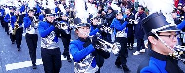 専修大の吹奏楽部.'16.02.11.