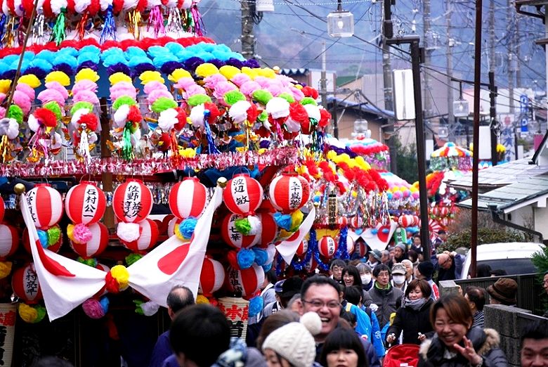 連なって萩原地蔵尊へ '16.01.17.