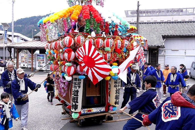 池田庭の花車 '16.01.17.