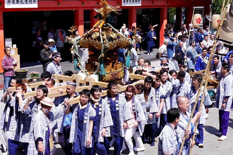 下田の八幡大神社'16.04.29.