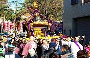 千住大川町氷川神社から出立つ。10.01.01.