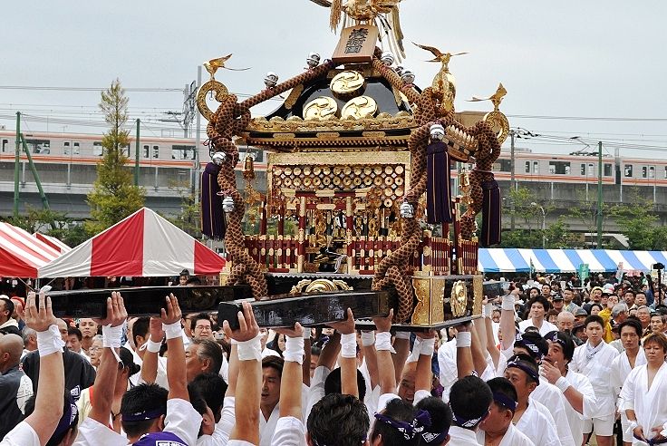 歴史の浪漫街道/お江戸の神輿 祭りだ！神輿だ！H22年 行徳祭り