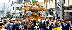 横棒が太く長い栄町。'10.07.11.