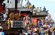 神田囃子の1丁目山車。'10.11.07.